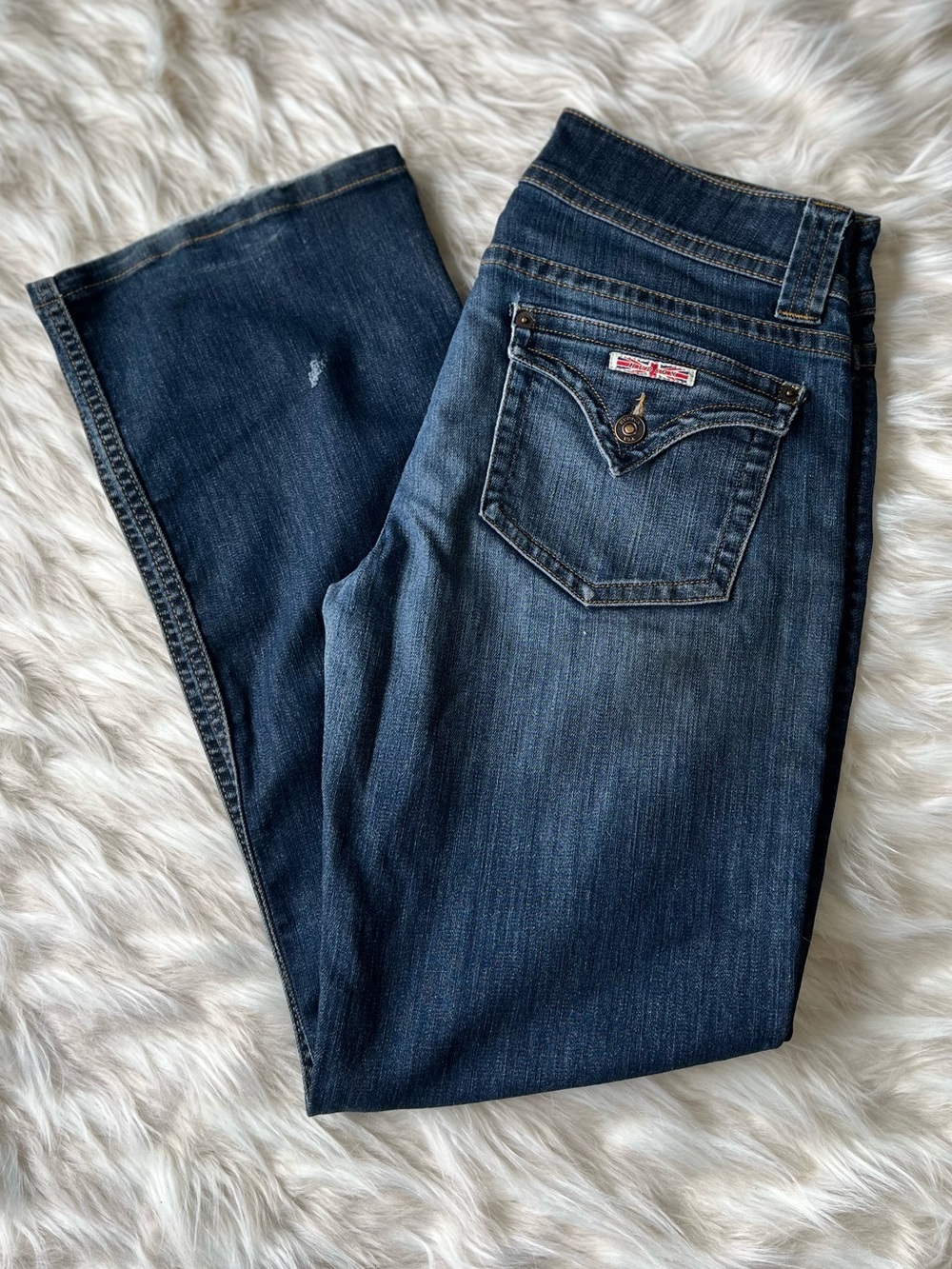 Hudson Signature Western Jeans Women's 30x30 Bootcut Dark Wash